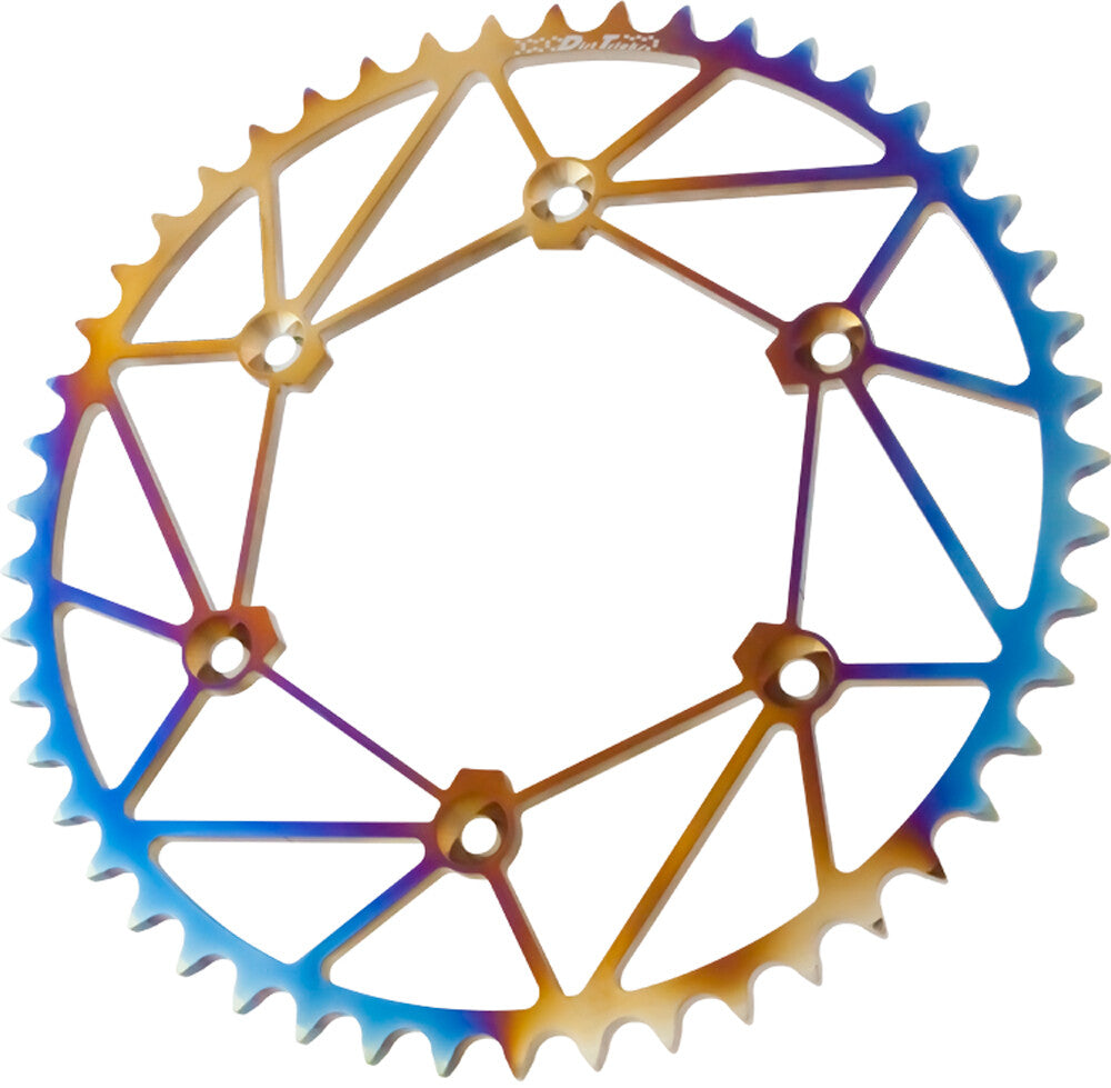 DIRT TRICKS Rear Sprocket Chromoly Stl/Zir 48t-420 Chromatic Ktm/Husq KTM65-48-Z-C