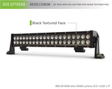DV8 Offroad BRS Pro Series 20in Light Bar 120W Flood/Spot 3W LED - Black BR20E120W3W