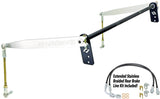 RockJock JK 4D Antirock Sway Bar Kit Rear Bolt-On Aluminum Arms CE-9900JKR4A