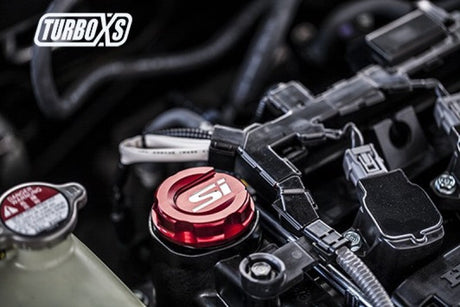 Turbo XS 2016+ Honda Civic Red Oil Cap HC-OC-RED-SI