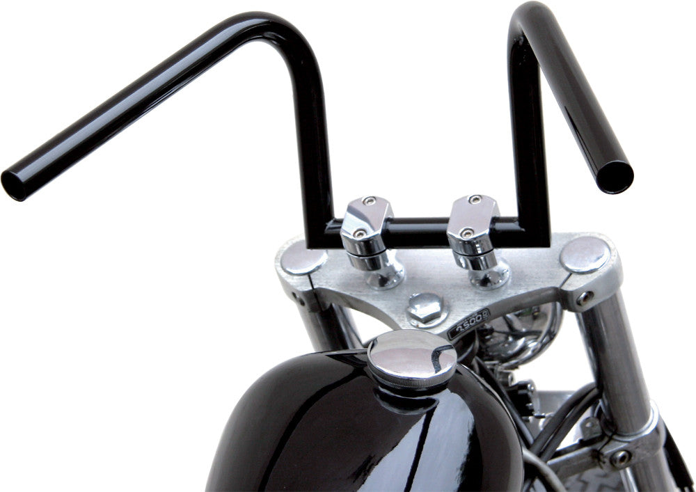 WEST-EAGLE Rabbit Bar Steel / 1inch / W Dimple Black 0075-BK