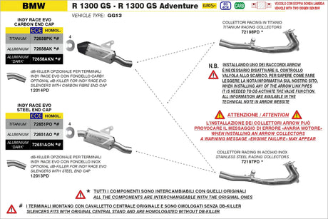 Arrow Exhaust 12014pd