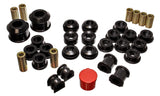 Energy Suspension 02-04 Acura RSX (includes Type S) Black Hyper-Flex Master Bushing Set 16.18111G
