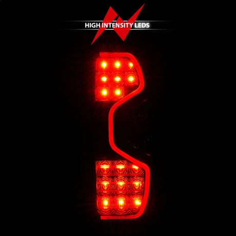 ANZO 2014-2015 Toyota Tundra LED Taillights Black 311233