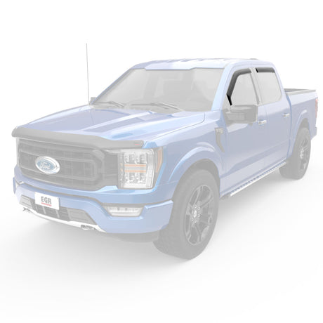 EGR 15-23 Ford F150 Crew Cab In-Channel Window Visors - Set of 4 (573491) 573491