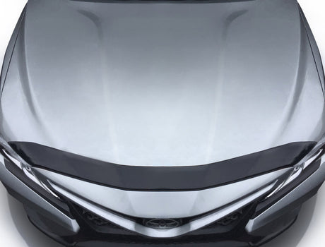AVS 18-19 Toyota Camry Aeroskin Low Profile Acrylic Hood Shield - Smoke 320070