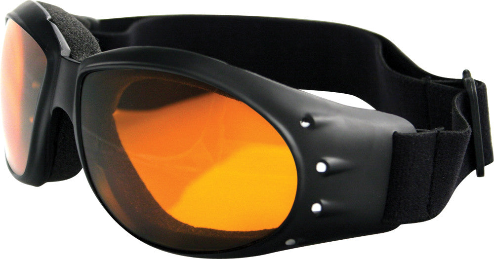 BOBSTER Cruiser Sunglasses Black W/Amber Lens BCA001A