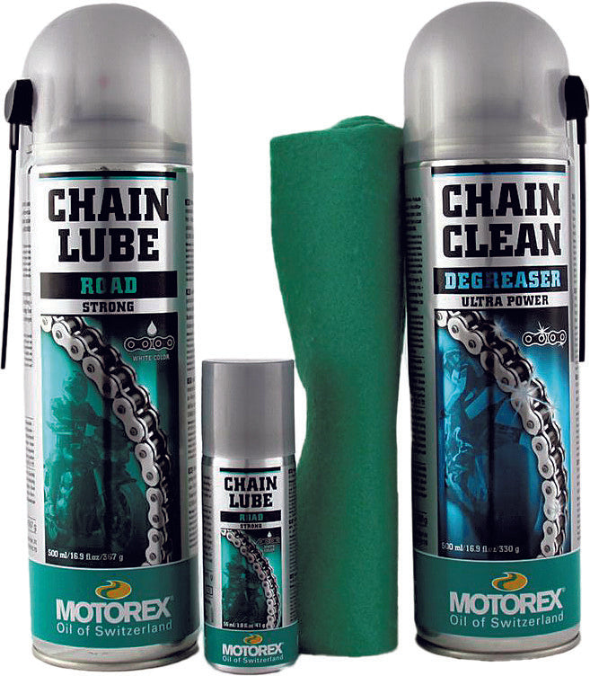 MOTOREXRoad Strong Chain Lube Clean Care Kit111522