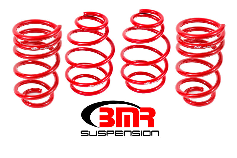 BMR 10-15 5th Gen Camaro V8 Lowering Spring Kit (Set Of 4) - Red SP019R