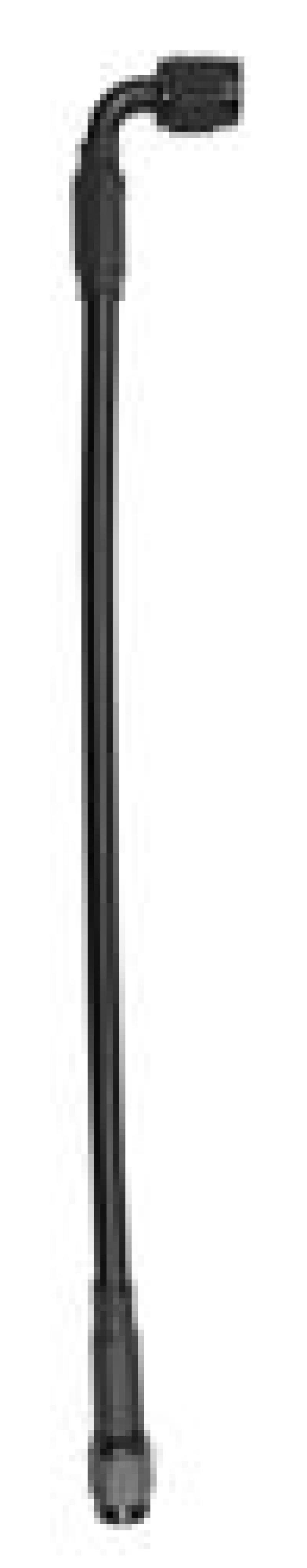 Fragola -3AN Ext Black Covered Assembly Straight x 90ft 10in 322010-BL