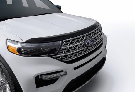 AVS 20-22 Ford Explorer (Excl. Vehicles w/Hood Lettering) Aeroskin Low Profile Hood Shield - Smoke 322174
