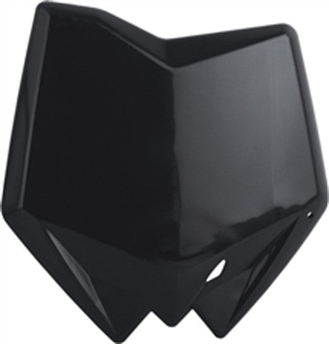 POLISPORT Front Number Plate Black 8658200001