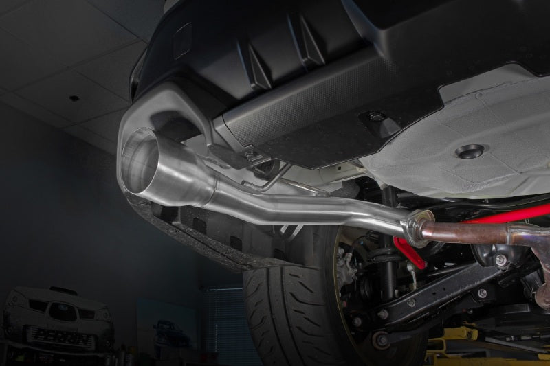 Perrin 22-23 Subaru WRX Dual Single Tip 304SS Axle Back Exhaust PSP-EXT-341BR
