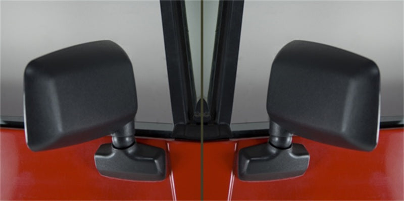 Omix Door Mirror Kit Black- 87-95 Jeep Wrangler YJ 11002.19