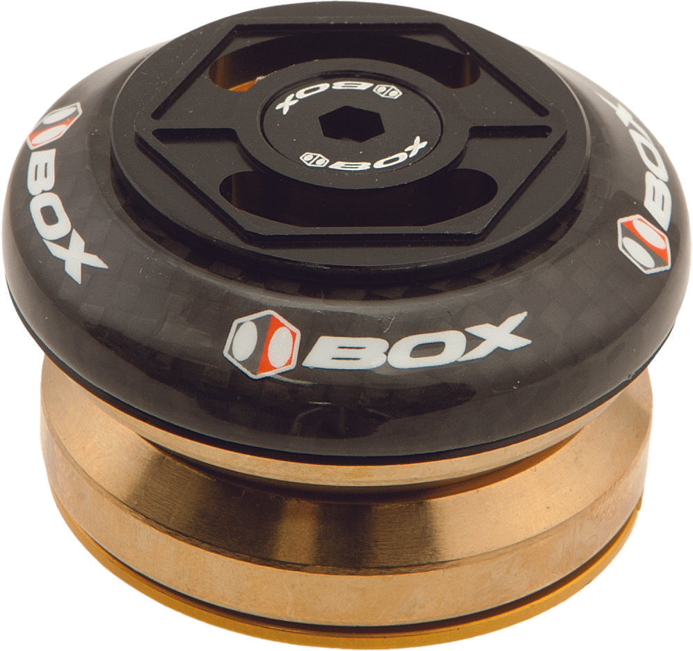 BOX Glide Carbon Integrated Headset Black 1-1/8" BX-HS14GC118-BK