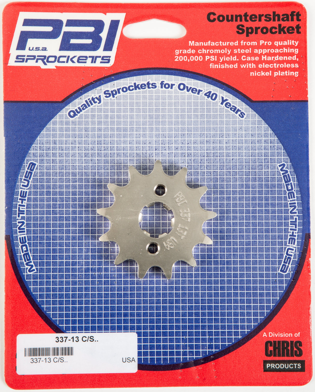 PBIFront Cs Sprocket Steel 13t-428 Hon337-13