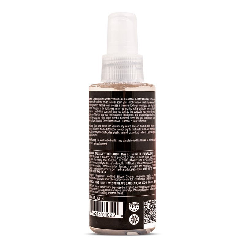 Chemical Guys Signature Scent Air Freshener & Odor Eliminator - 4oz AIR_069_4