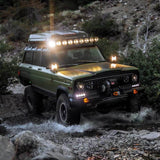 KC HiLiTES SlimLite 6in. LED Light 50w Spot Beam (Pair Pack System) - Black 100