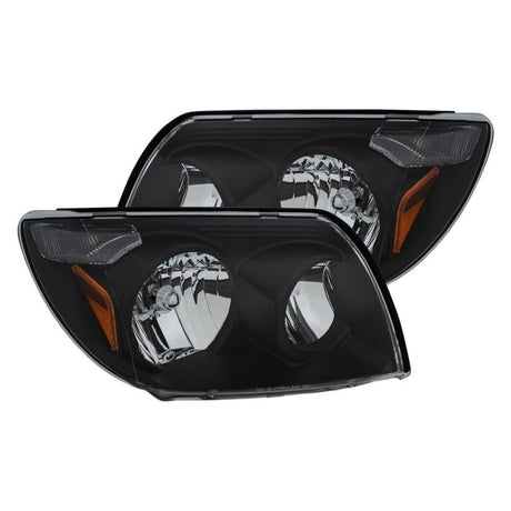 ANZO 2003-2005 Toyota 4Runner Crystal Headlights Black 111394