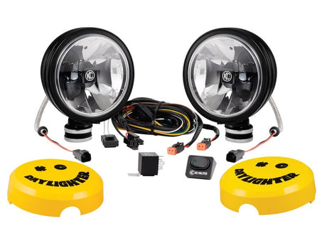 KC HiLiTES Daylighter Gravity G6 LED 20w SAE/ECE Driving Beam (Pair Pack System) - Black SS 653