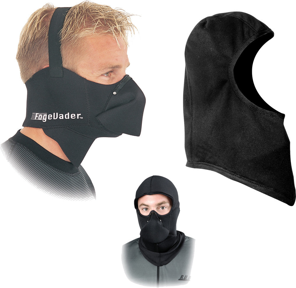 R.U. OUTSIDE Fogevader/Balaclava Combo Pack (Black) FOGEVDRCMBOPAK