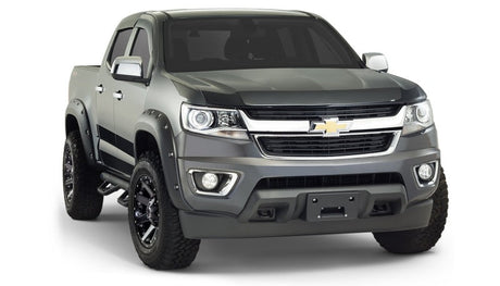 Bushwacker 15-18 Chevy ado Fleetside Pocket Style Flares 4pc 74.0in Bed - Black 40970-02