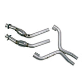 BBK 11-14 Mustang 3.7 V6 High Flow X Pipe With Catalytic Converters - 2-1/2 1814