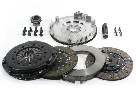 DKM Clutch BMW E46 M3 MS Twin Disc Clutch Kit w/Steel Flywheel (660 ft/lbs Torque) MS-006-054