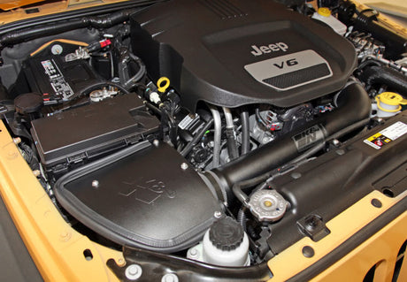 K&N 71 Series Performance Intake Kit for 12-18 Jeep Wrangler 3.6L V6 (12-15 CARB Approved) 71-1566