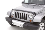 AVS 07-18 Jeep Wrangler Unlimited Aeroskin Low Profile Acrylic Hood Shield - Smoke 322060