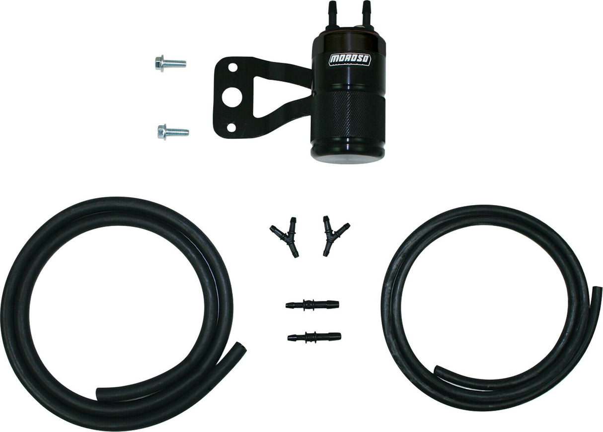 MOROSOAir Oil Separator Twin Cam W/Stock Air Cleaner Black85714