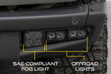 Diode Dynamics 21-Up Ford Bronco Stage Series Fog Pocket Kit - White Sport DD7178