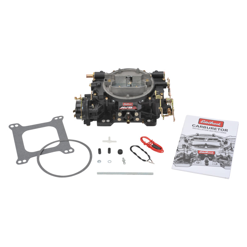 Edelbrock Carburetor Thunder AVS2 Series 650 CFM Electric Choke Black Powder Coated (Non-EGR) 19063
