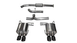 Corsa 2015 Subaru WRX Cat Back Exhaust, Black Quad 3.5in Tips *Sport* 14857BLK