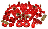 Energy Suspension 97-06 Jeep Wrangler TJ Red Hyper-Flex Master Bushing Set 2.18107R