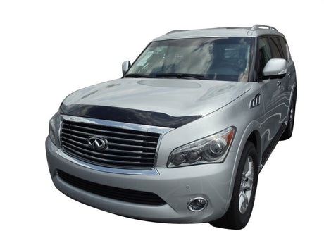 AVS 11-13 Infiniti QX56 Aeroskin Low Profile Acrylic Hood Shield - Smoke 322040