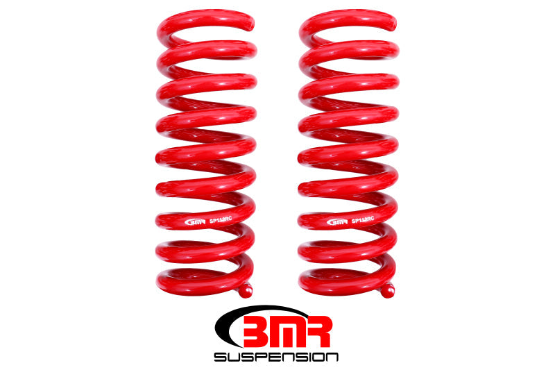 BMR 08-18 Dodge Challenger Rear Lowering Springs 1.25in Drop Performance Version - Red SP112R