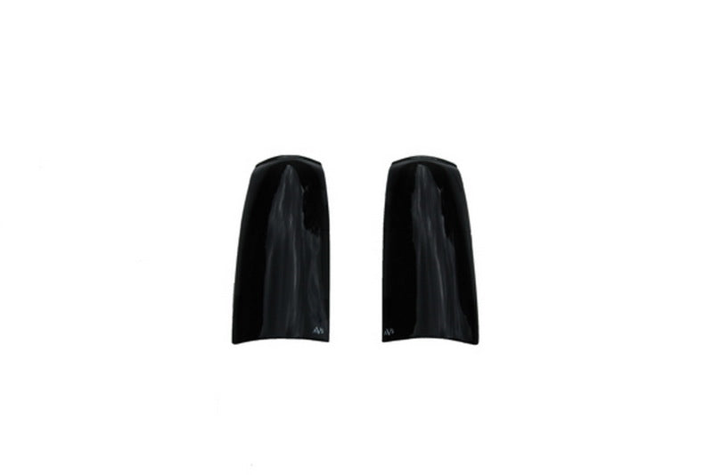 AVS 88-99 Chevy CK Tail Shades Tail Light Covers - Black 33814
