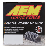 AEM 3.5 inch x 9 inch DryFlow Conical Air Filter 21-2049BF