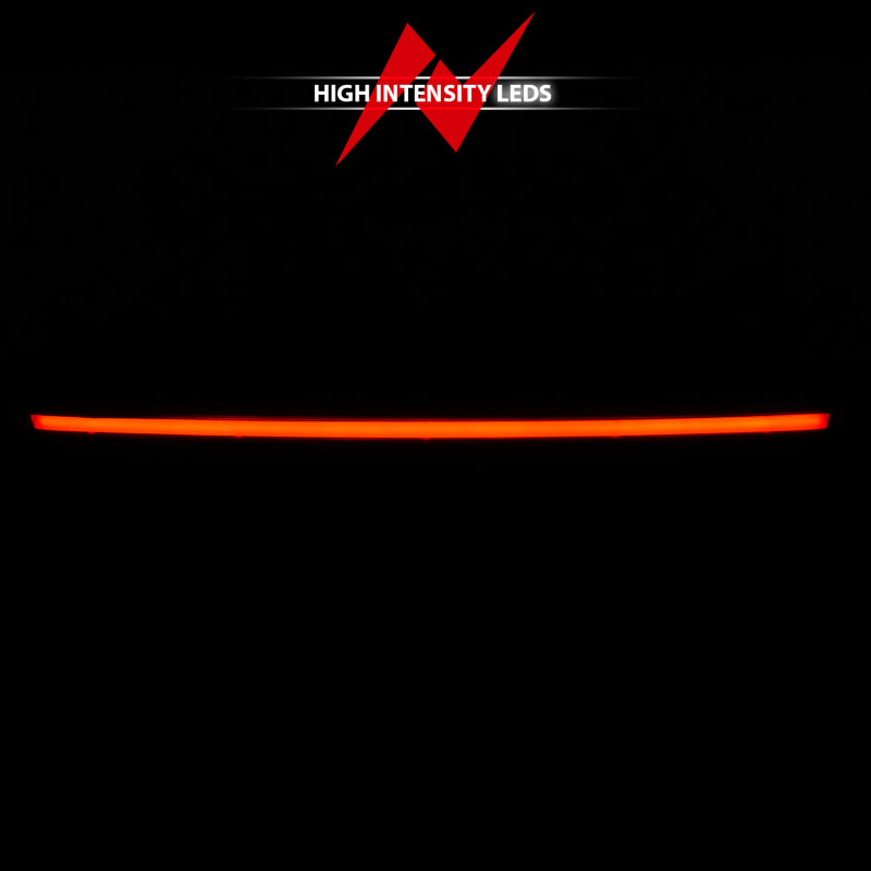 ANZO 2007-2014 Chevrolet Suburban 1500 LED 3rd Brake Light Black Housing Smoke Lens w/ Spoiler 1pc 531109