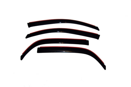 AVS 05-09 Chevy Equinox Ventvisor In-Channel Front & Rear Window Deflectors 4pc - Smoke 194319