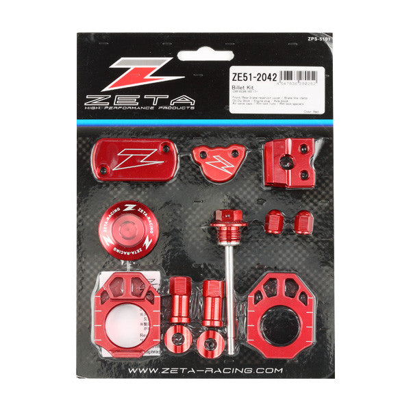 ZETA Billet Kit Honda Red ZE51-2042