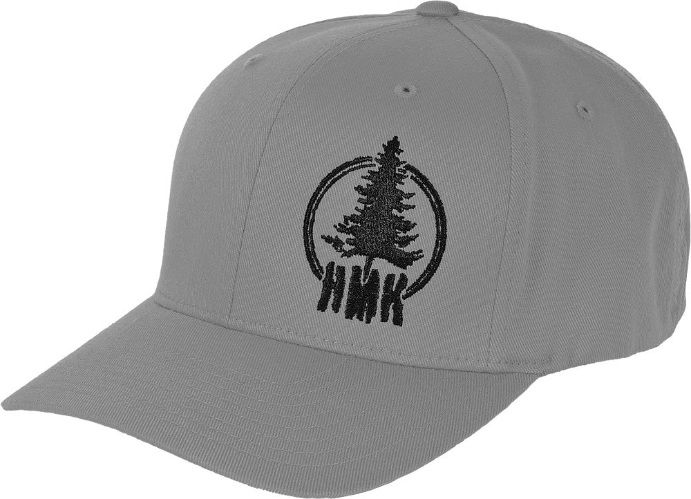 HMK Stamp Curve Bill Cap Grey Flex-Fit HM5STAMPG