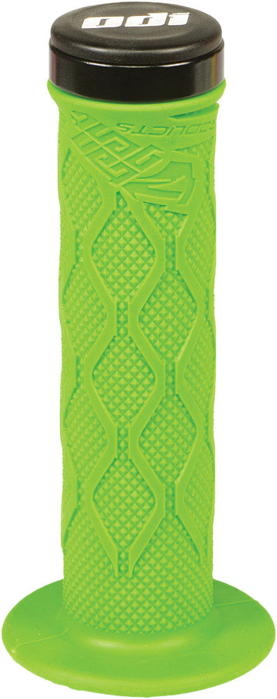 TANGENT Mini Lock-On Grips Green W/Black Alloy Clamp 100mm 16-2201GR