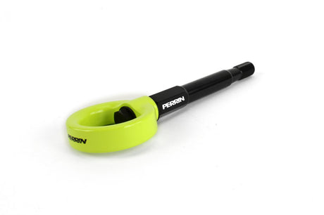 Perrin 15-19 Subaru WRX/STI Tow Hook Kit (Rear) - Neon Yellow PSP-BDY-252NY