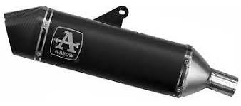 IN STOCK 72503VAN  Arrow  Veloce Slip-on Exhaust, Dark for Triumph Tiger 1200 (2022-) (With Side Cases)