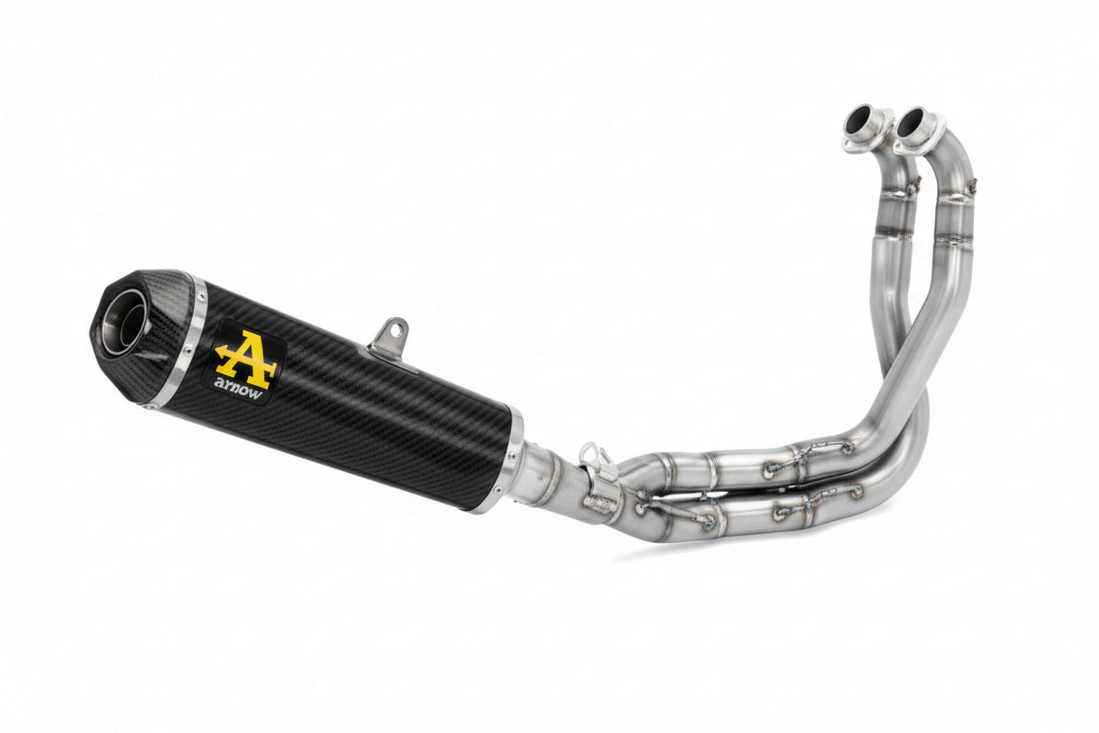 Arrow Full Exhaust, with Titanium Dark muffler for Kawasaki Z650 2021-2024 71937PKNW