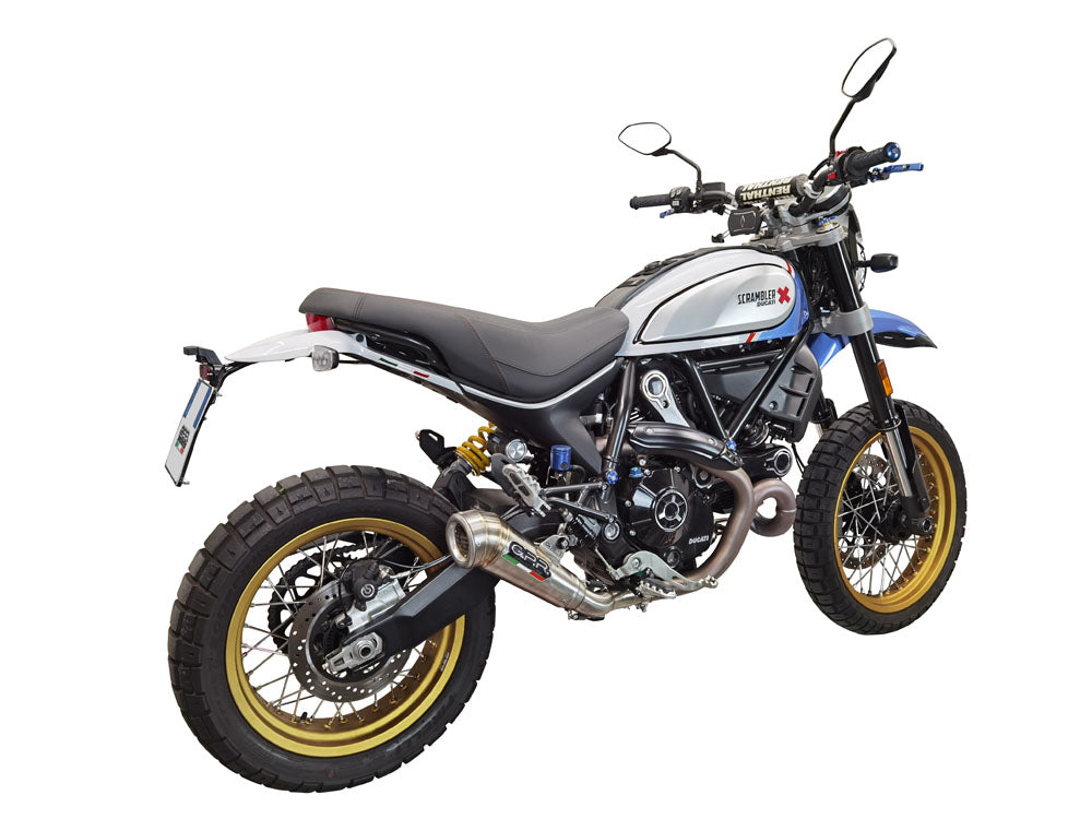 GPR Exhaust System Ducati Scrambler 800 Icon - Icon Dark 2021-2023, Powercone Evo, Slip-on Exhaust Including Link Pipe and Removable DB Killer  E5.D.137.2.DBHOM.PCEV