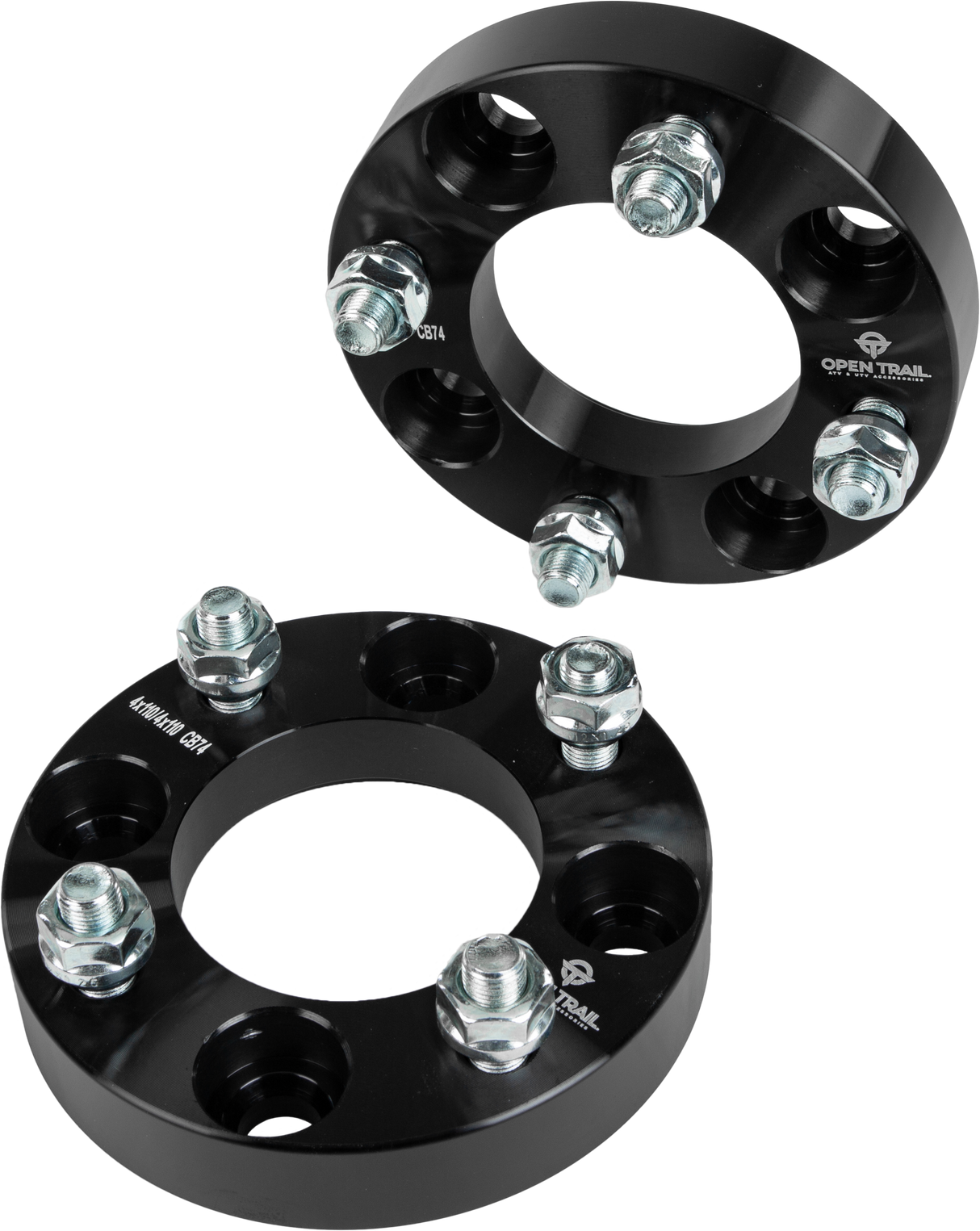 OPEN TRAILWheel Spacer 1" 4/110 Stud: 12mm X 1.25mmAC-06650-1BK
