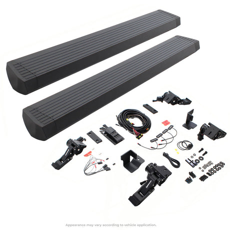 Go Rhino 18-23 Jeep Wrangler 4dr E-BOARD E1 Electric Running Board Kit (Drilling Req.) - Tex. Blk 20450674PC